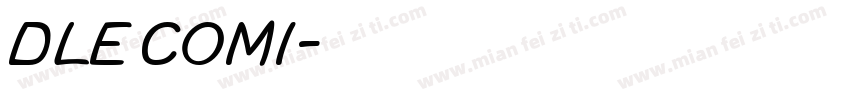 DLE Comi字体转换
